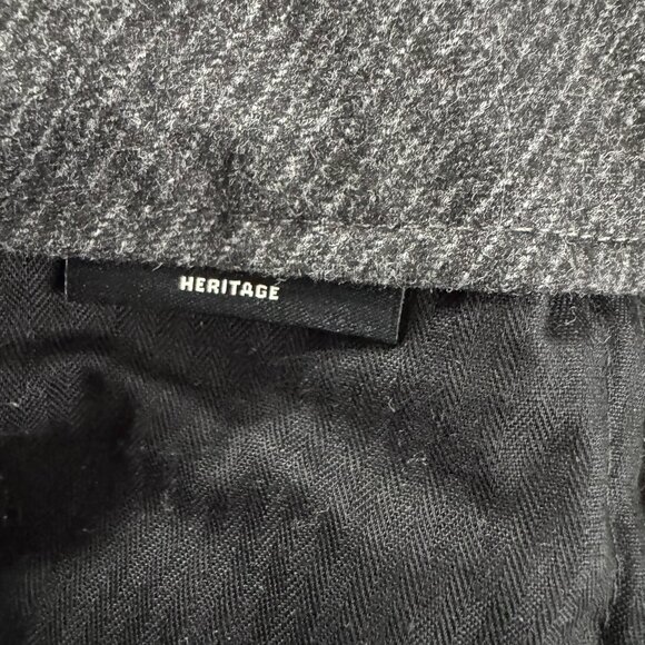 Talbots Heritage Pants 20W Gray Pinstripe Striped Polyester Blend NWT‎ PT-2550 - Picture 11 of 13